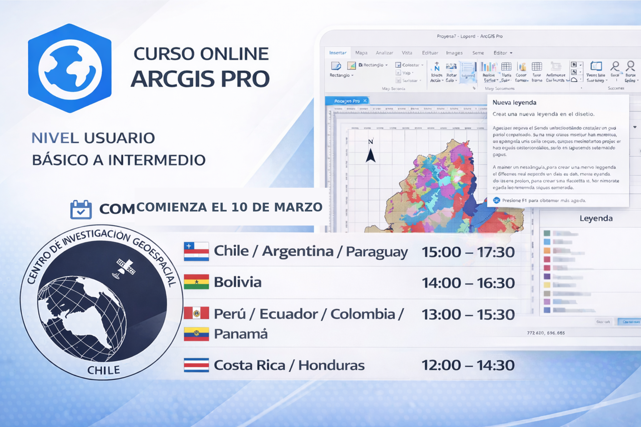 ArcGIS Pro Básico a Intermedio | CIGeo Chile