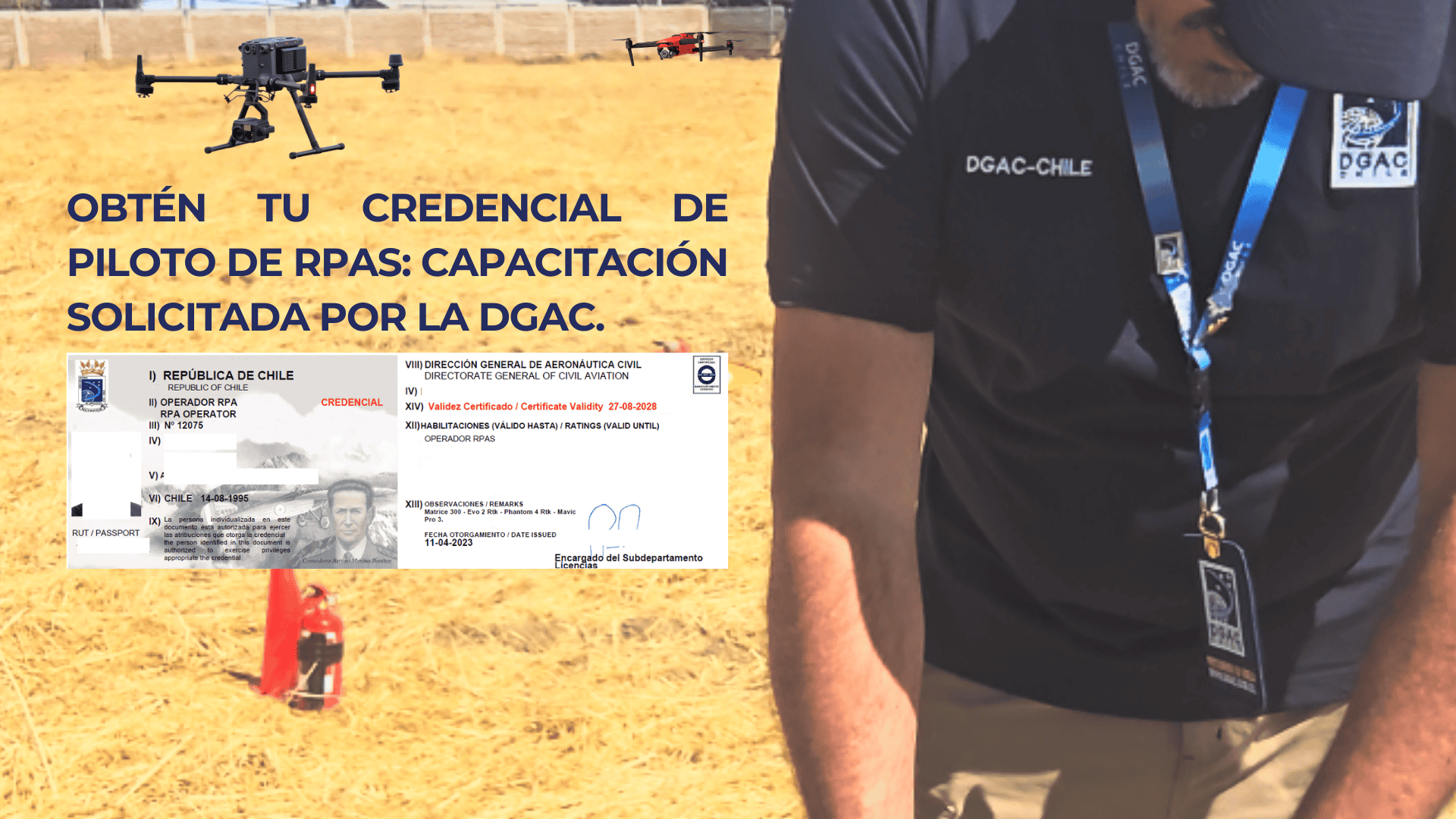Capacitación para Credencial de Operador RPAS (DGAC)
